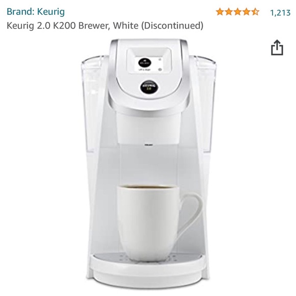 Offwhite Keurig Coffee Maker 